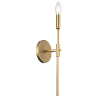 Cinthia 1 Light Wall Sconce - Aged Brass