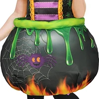 Toddlers' Witch Brewing Cauldron costume 3-4T.