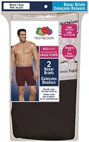 Caleçon boxeur « Big Man » de Fruit of the Loom, paq. de 2