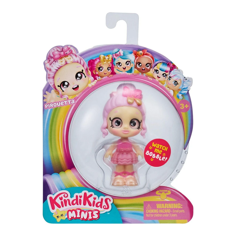 Kindi Kids Minis - Pirouetta - Mini Bobble Head Doll