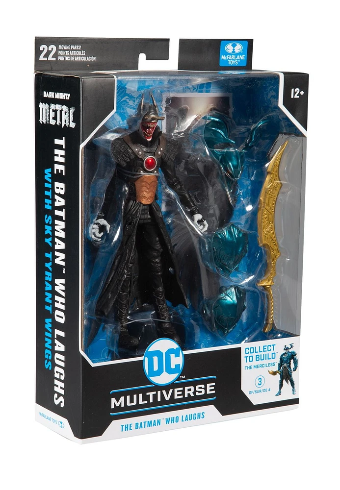 McFarlane Toys - DC Multiverse - Batman Who Laughs with Sky Tyrant Wings and Build-A Parts for 'The Merciless' Figure