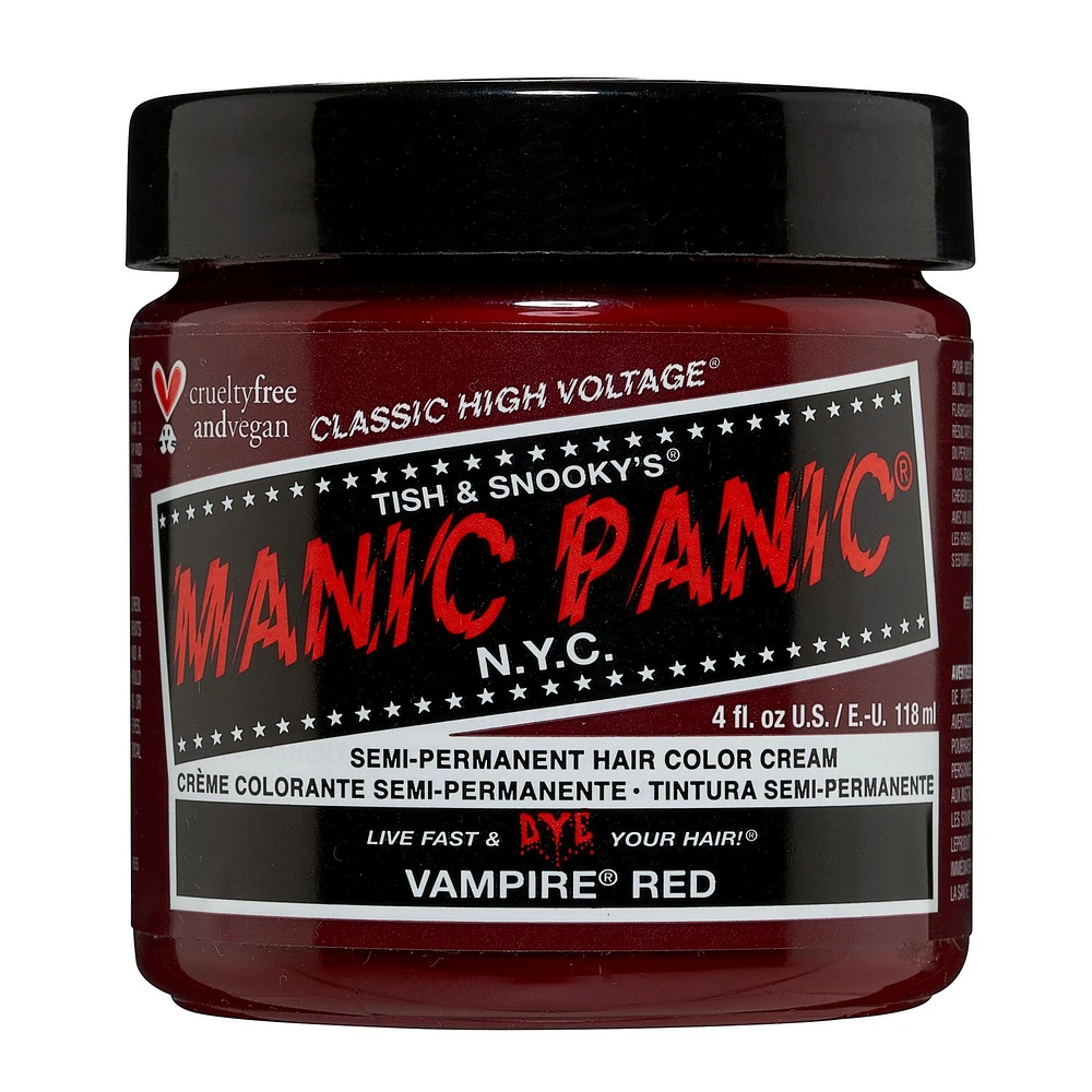 Manic Panic - Vampire Red, Semi-permanent hair color cream 118 mL