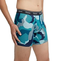 Hanes Originals Men's Boxer Briefs, Stretch, Modern Fit, Cool & Breathable, Pack of 4