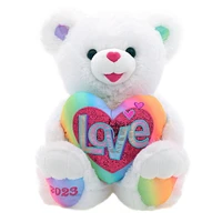 Way to Celebrate Valentine’s Day Sweetheart Teddy Bear 2023, White