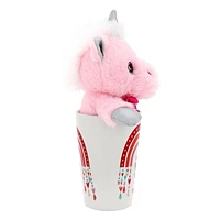 Way to Celebrate Valentine's Day Plush Toy in Latte Mug, Unicorn