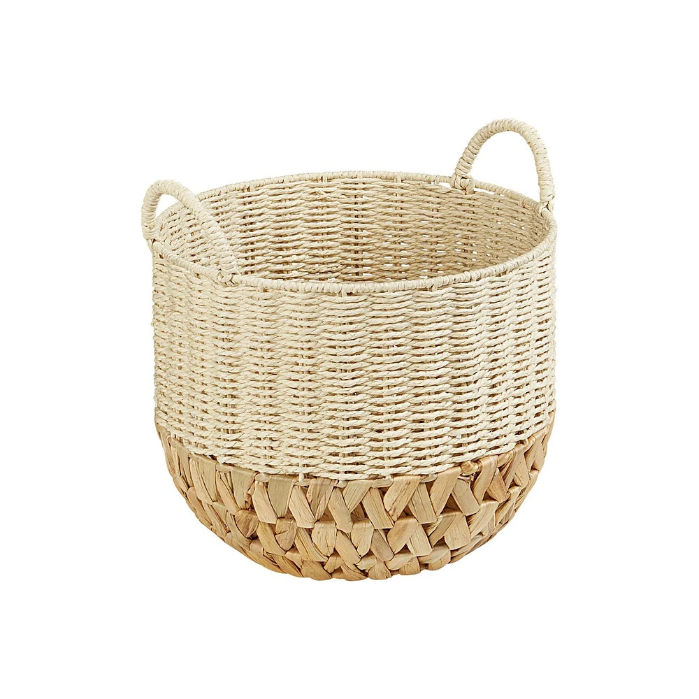 HOMETRENDS Décor Basket, Paper & water hyacinth