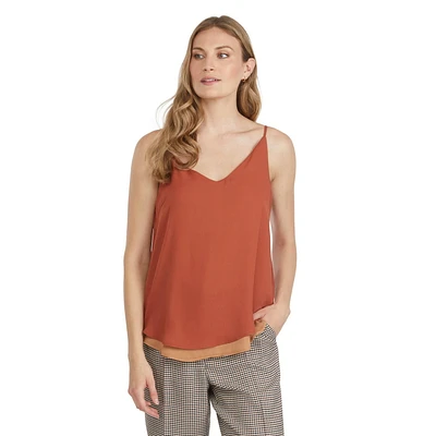 Mexx Women’s Two-Toned Reversible V-Neck Tank Top