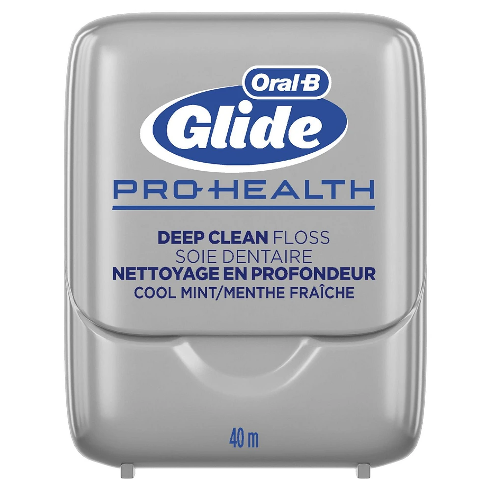 Oral-B Glide Pro-Health Deep Clean Dental Floss, Cool Mint, 40 m