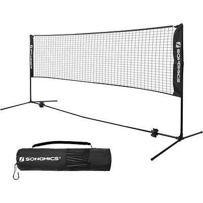 Songmics Portable Multi Use 10" Foot Badminton Net, Volleyball Net, Tennis Net or Pickleball Net