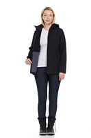 Veste softchell à capuchon plus pour femmes Tec-One