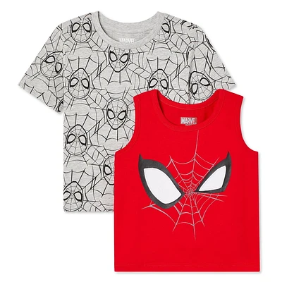 Marvel Toddler Boys' Spider-Man Tee 2-Pack