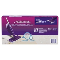 Swiffer WetJet Multi Surface Floor Cleaner Spray Mop Pad Refill, 12 Count