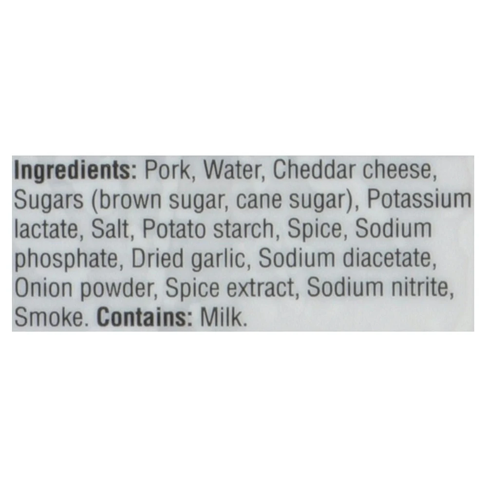 Saucisson fumé au cheddar Smokie individuel Schneiders 175g