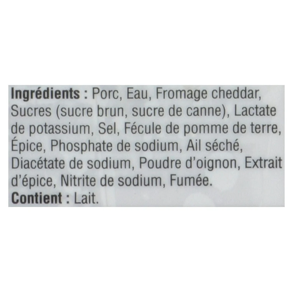 Saucisson fumé au cheddar Smokie individuel Schneiders 175g