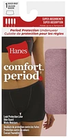 Boyshort avec protection contre les fuites abondantes Hanes, paquet de 1 Taille P - 2TG
