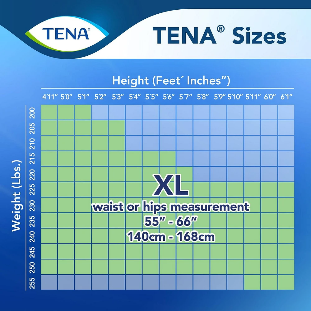 TENA Incontinence Underwear, Overnight Protection, Xlarge, 10 Count, 10 count