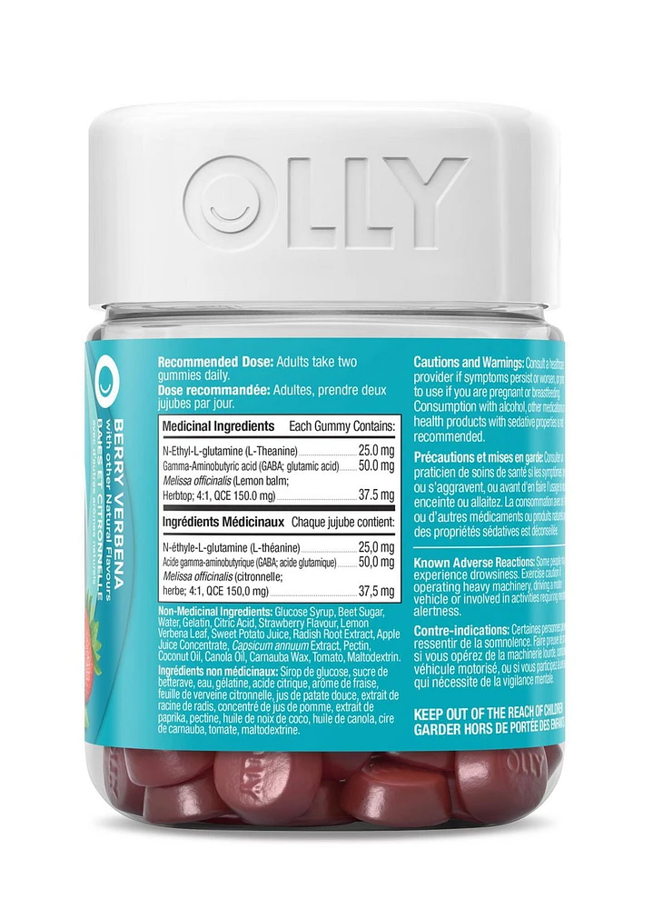 Olly Berry Verbena Less Stress Supplement