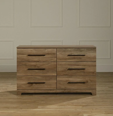 Barcelo 6-Drawer Dresser Natural Mango