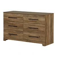 Barcelo 6-Drawer Dresser Natural Mango