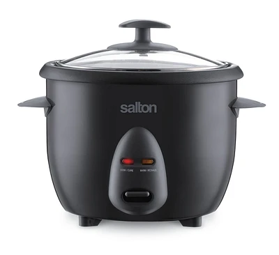 Salton Automatic Rice Cooker & Steamer 10 Cup RC2096, 10 Cup Cooked, Steamer Basket