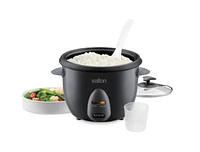 Salton Automatic Rice Cooker & Steamer 10 Cup RC2096, 10 Cup Cooked, Steamer Basket