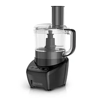 BLACK+DECKER Easy Assembly 8-Cup Food Processor, Black, FP4200BC, Designed for convenience, Set & Go!