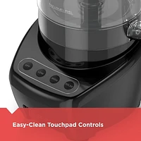 BLACK+DECKER Easy Assembly 8-Cup Food Processor, Black, FP4200BC, Designed for convenience, Set & Go!