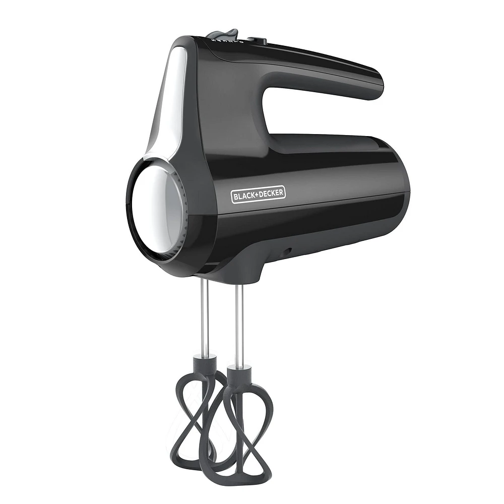 BLACK+DECKER Helix Performance Premium Hand Mixer, 5-Speed Mixer, Black, MX610BC, 5 Speeds + Turbo Boost