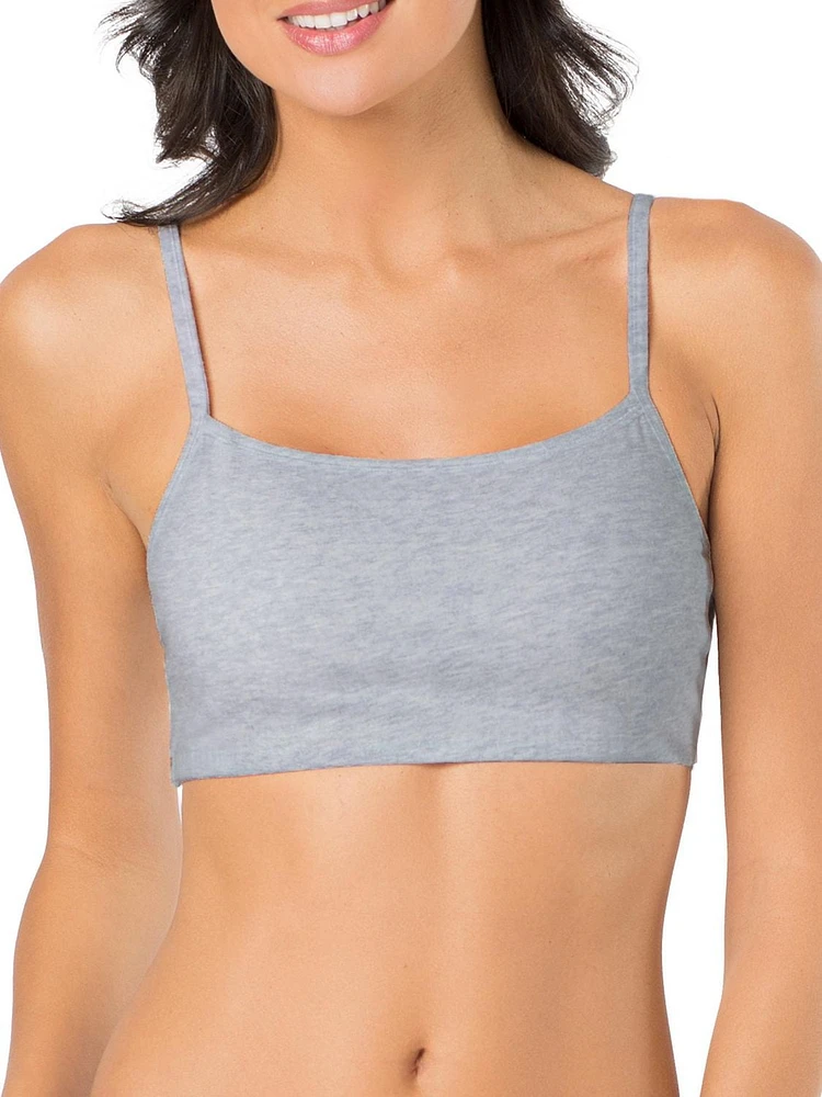 Fruit of the Loom Women's 3-Pack Built-Up Sports Bra, Sizes 34, 36, 38, 40