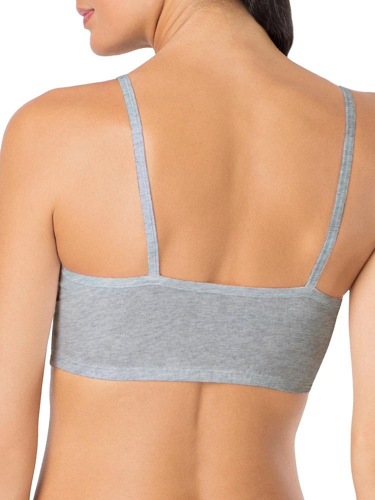 Fruit of the Loom Women's 3-Pack Built-Up Sports Bra, Sizes 34, 36, 38, 40