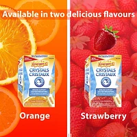 Emergen-C Crystals On-The-Go Immune Support Supplement with Vitamin C, Zinc , B Vitamins & Manganese, Strawberry Flavour, 24 Packets, Strawberry Flavour, 24 Packets