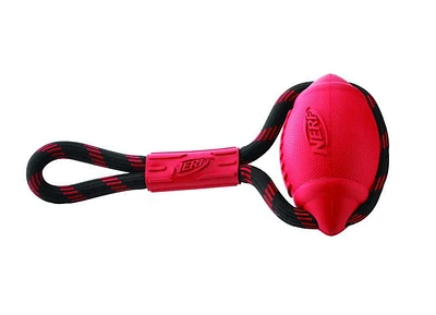 Jouet à tirer infini Nerf Dog pour chiens en rouge