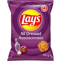 Lay’s Croustilles assaisonnées Assaisonnées 66g