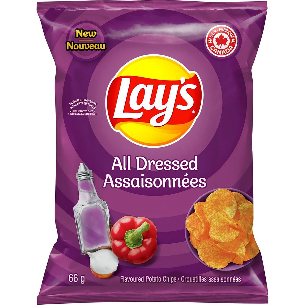 Lay’s Croustilles assaisonnées Assaisonnées 66g
