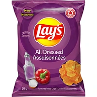 Lay’s Croustilles assaisonnées Assaisonnées 66g