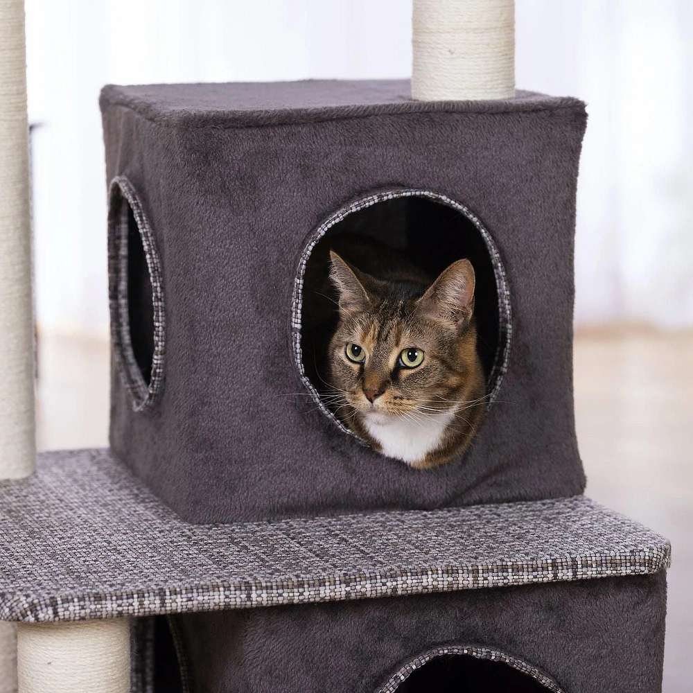 Prevue Pet Mod Lounge Cat Tree With Hideaway