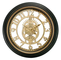 kieragrace Gears Wall Clock, 20-Inch, 2-Inch Deep, Bronze Finish