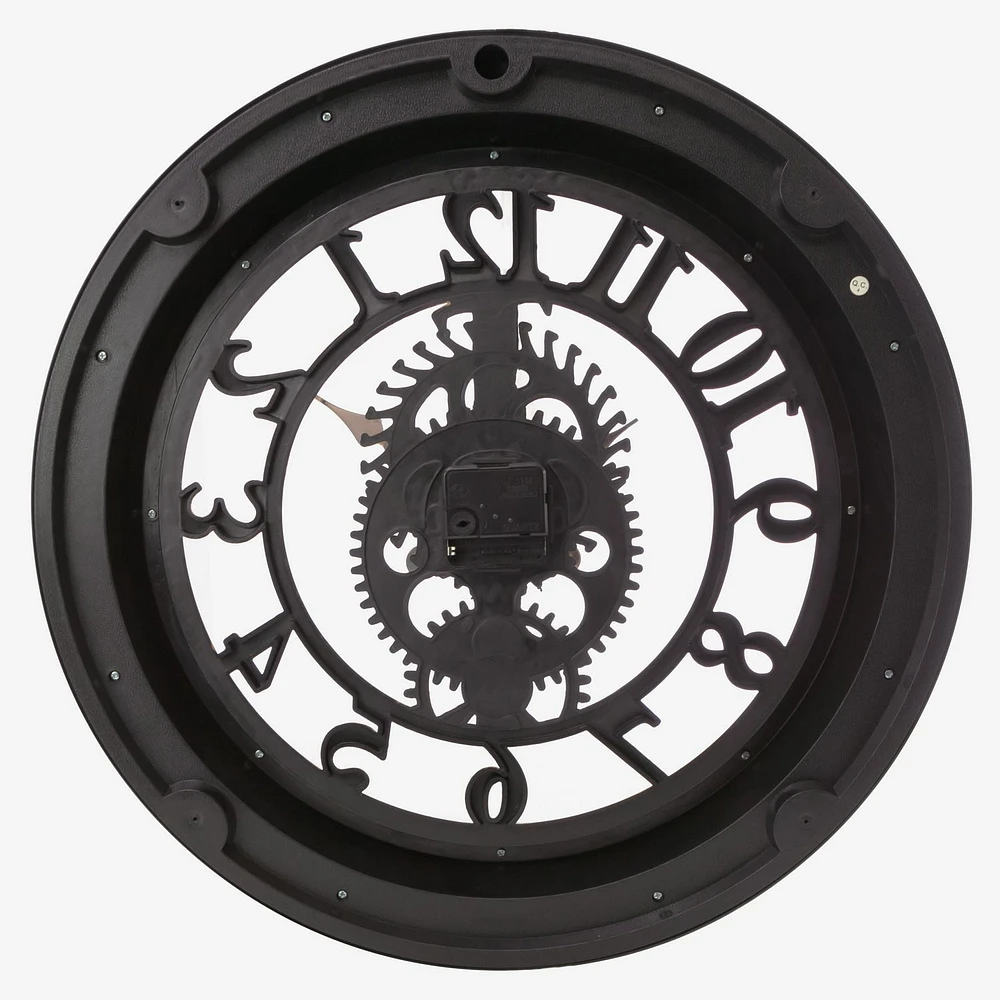 kieragrace Gears Wall Clock, 20-Inch, 2-Inch Deep, Bronze Finish