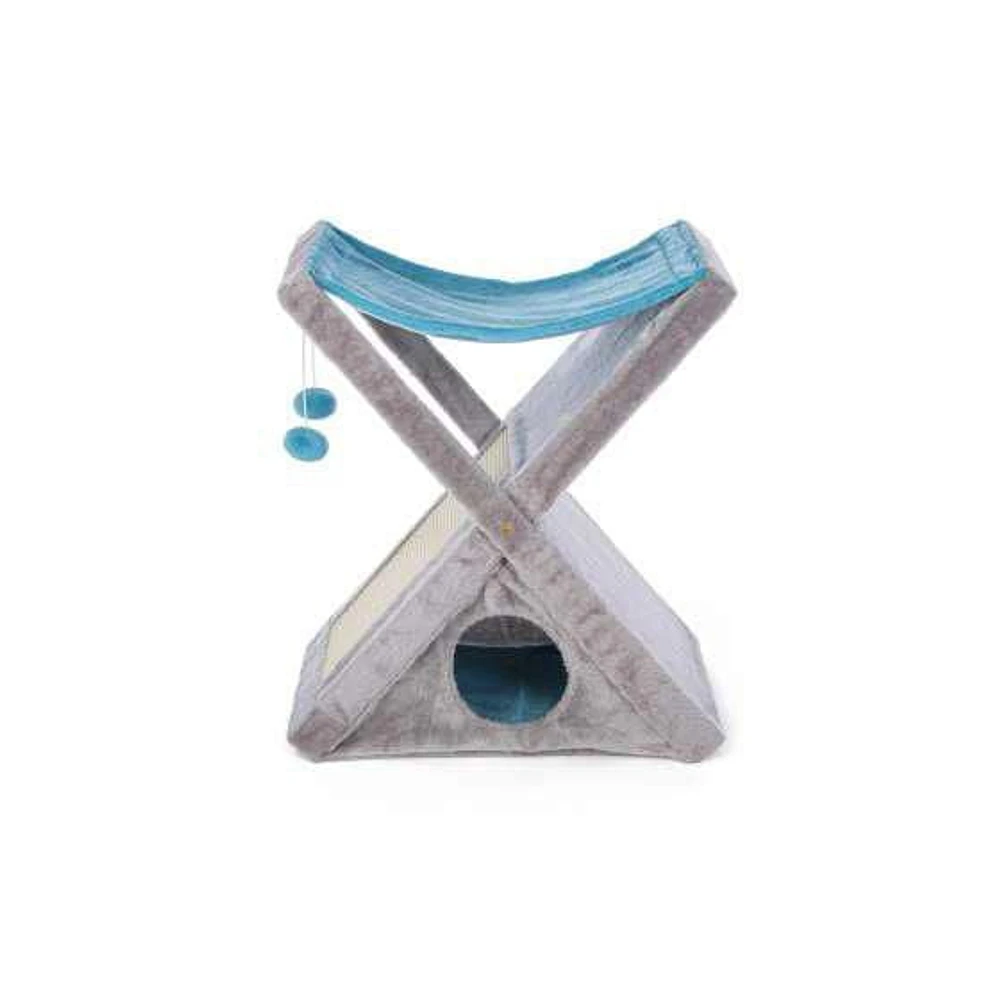 Prevue Pet X-tra Fun Kitty Center Light Blue