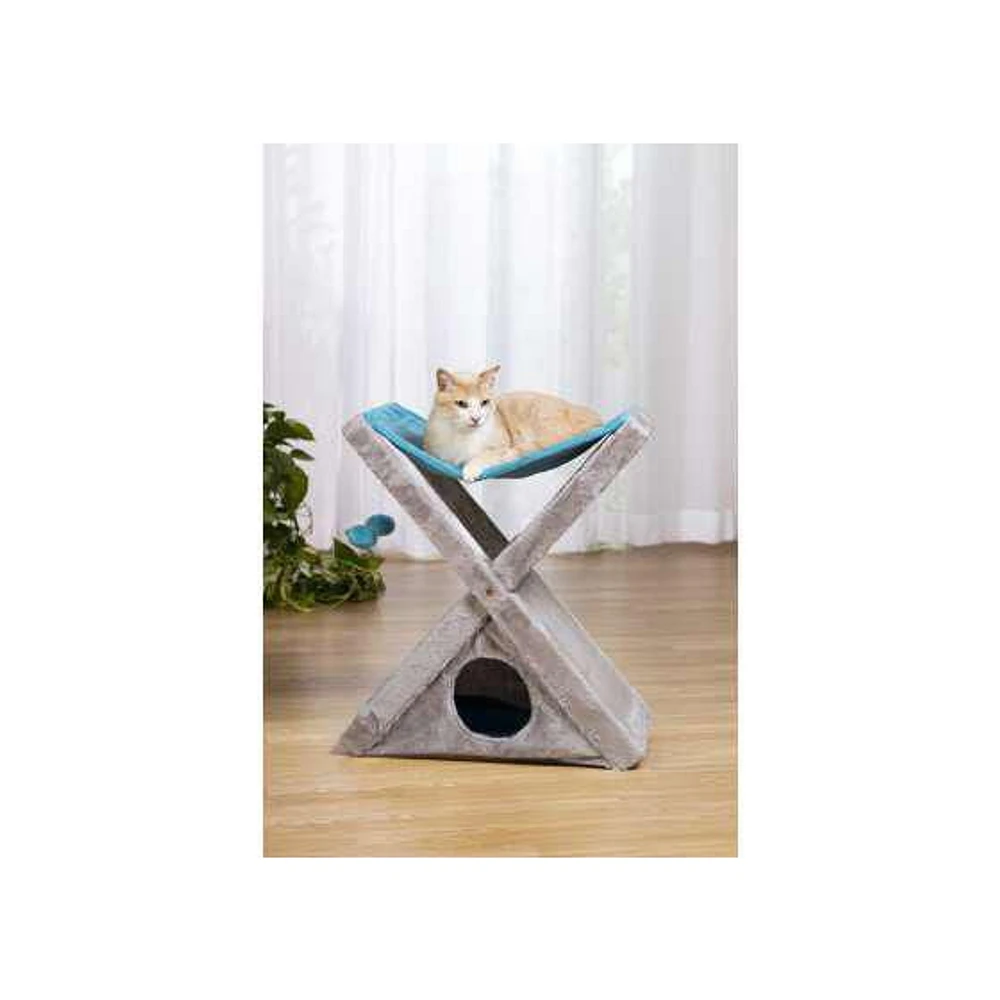 Prevue Pet X-tra Fun Kitty Center Light Blue