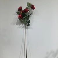 RED ROSE SPRAY, ARTIFICIAL FLOWERS