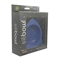 Kushies Silibowl - Silicone Suction Bowls and Spoon Set for Baby - BPA-free - Mineral Blue