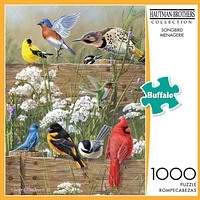 Buffalo Games Hautman Brothers Collection Songbird Menagerie 1000 Piece Jigsaw Puzzle