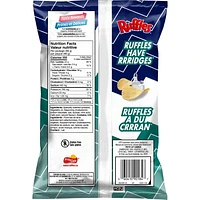 Ruffles Salt & Vinegar Flavoured Potato Chips, 66 g.