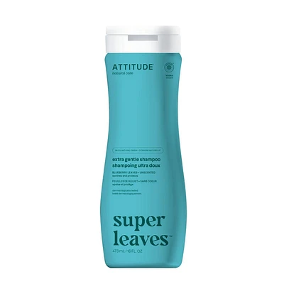 ATTITUDE super leaves, Extra Gentle Shampoo, Unscented, 473 mL