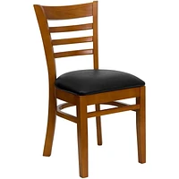 HERCULES Series Ladder Back Cherry Wood Restaurant Chair