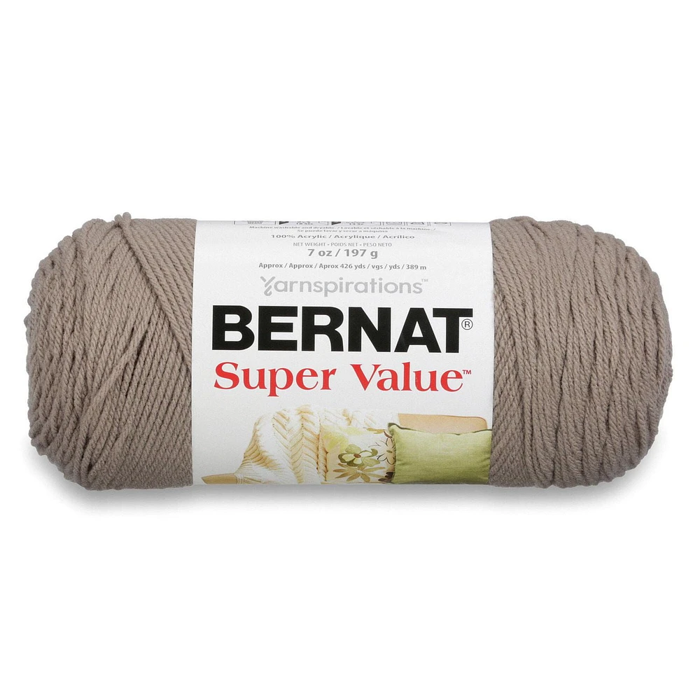 Bernat® Super Value™ Yarn, Acrylic #4 Medium, 7oz/197g