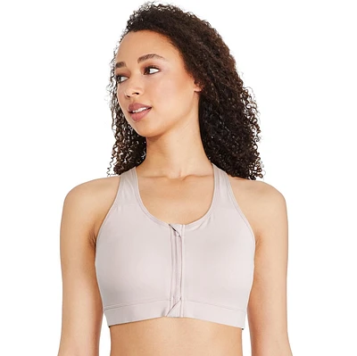 Soutien-gorge zippé sur le devant Athletic Works pour femmes