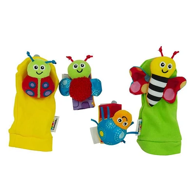 Lamaze Gardenbug Wrist Rattles & Foot Rattle Set