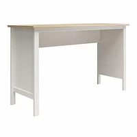 Versa 70" Wide Workbench, White and Weathered Oak